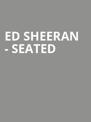 Ed Sheeran - Seated at Royal Albert Hall